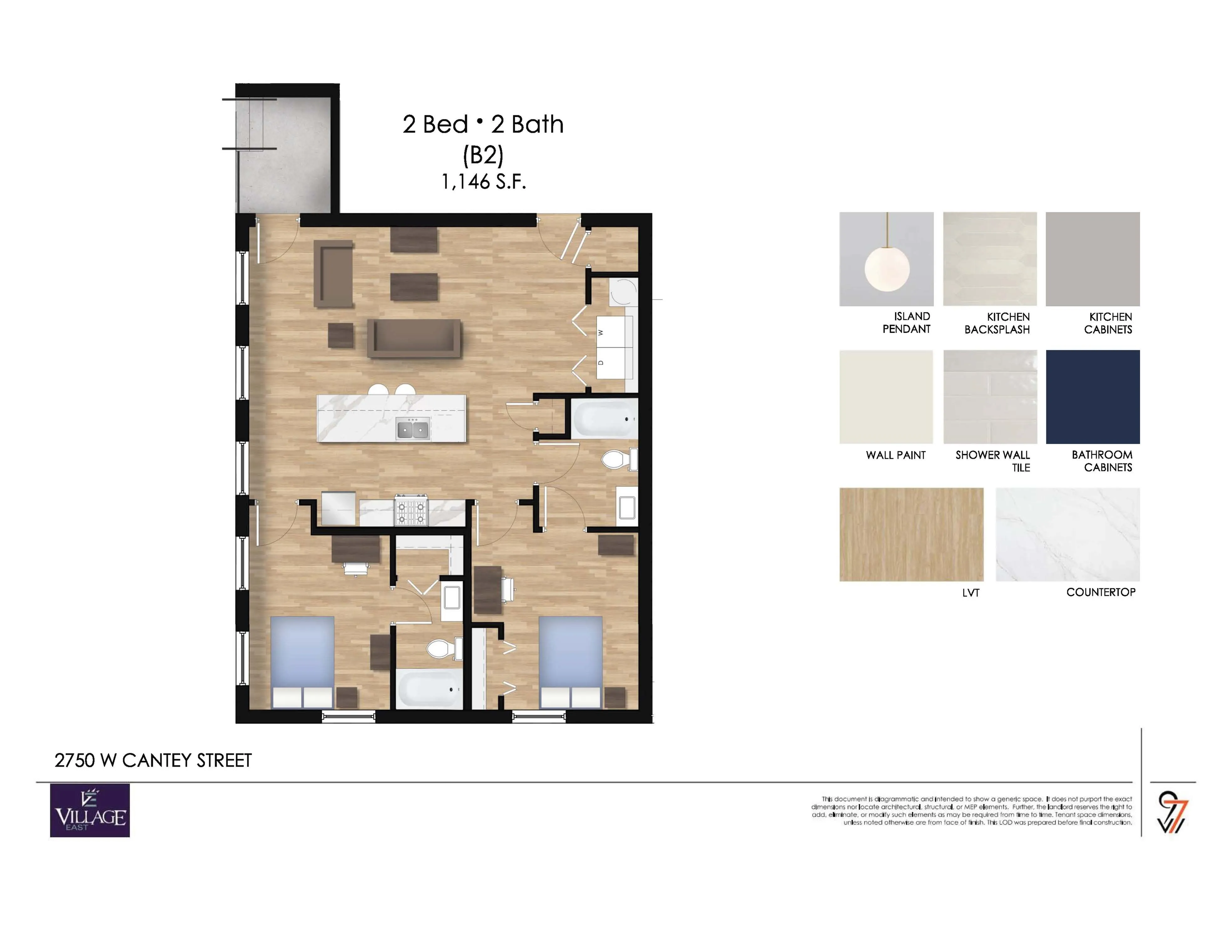 2 Bedroom (B2)