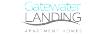 Logo for Gateway Landing Apartment Homes with a modern, sleek design.