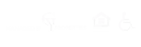Logos of a property management company, equal housing opportunity, and accessibility icon.
