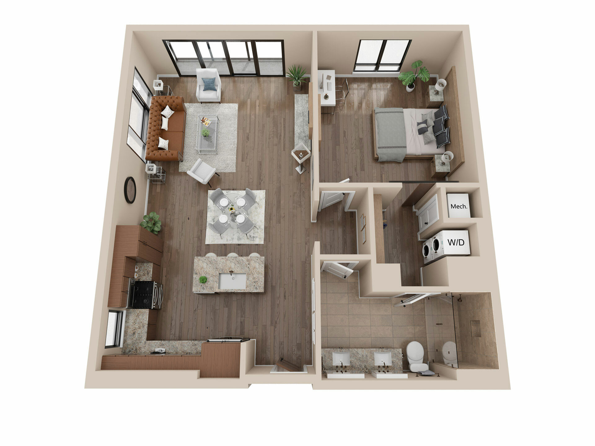 A5 Floorplan 3D