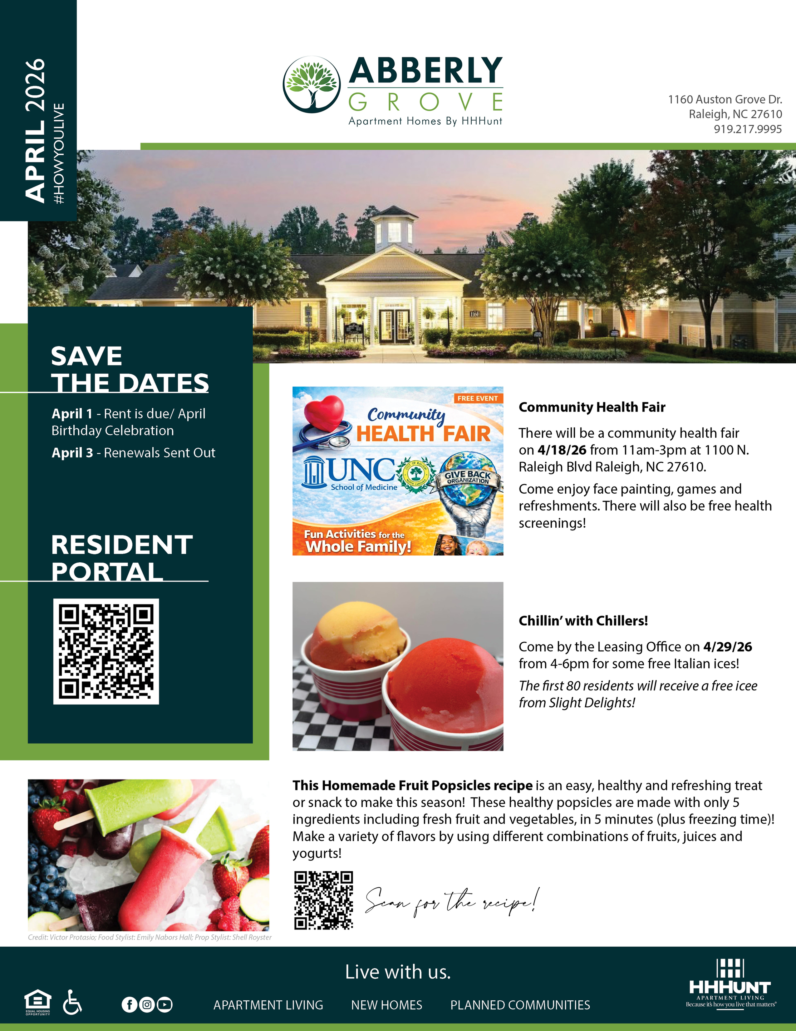 April 2026 Newsletter | Abberly Grove in Raleigh, NC-image