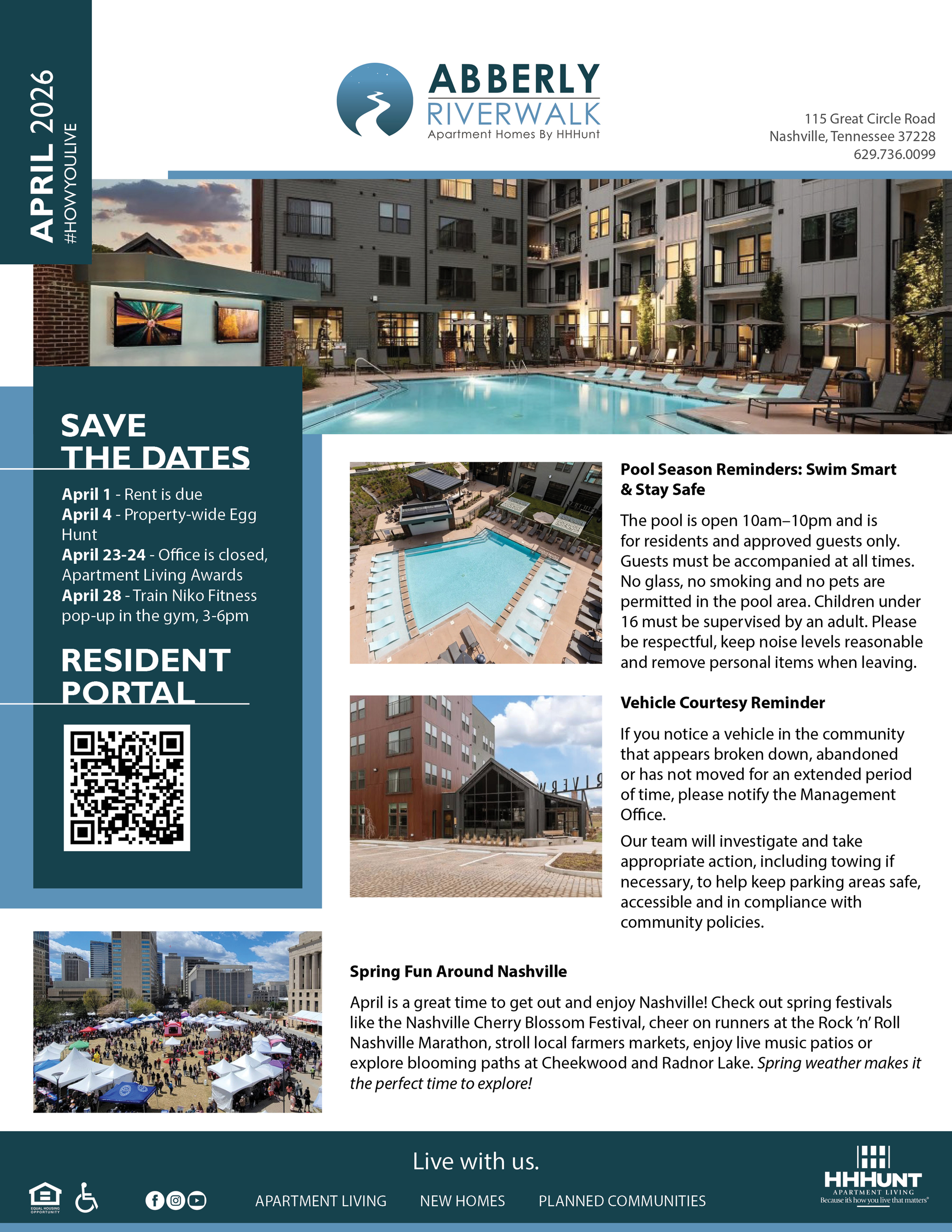 April 2026 Newsletter | Abberly Riverwalk in Nashville, TN-image