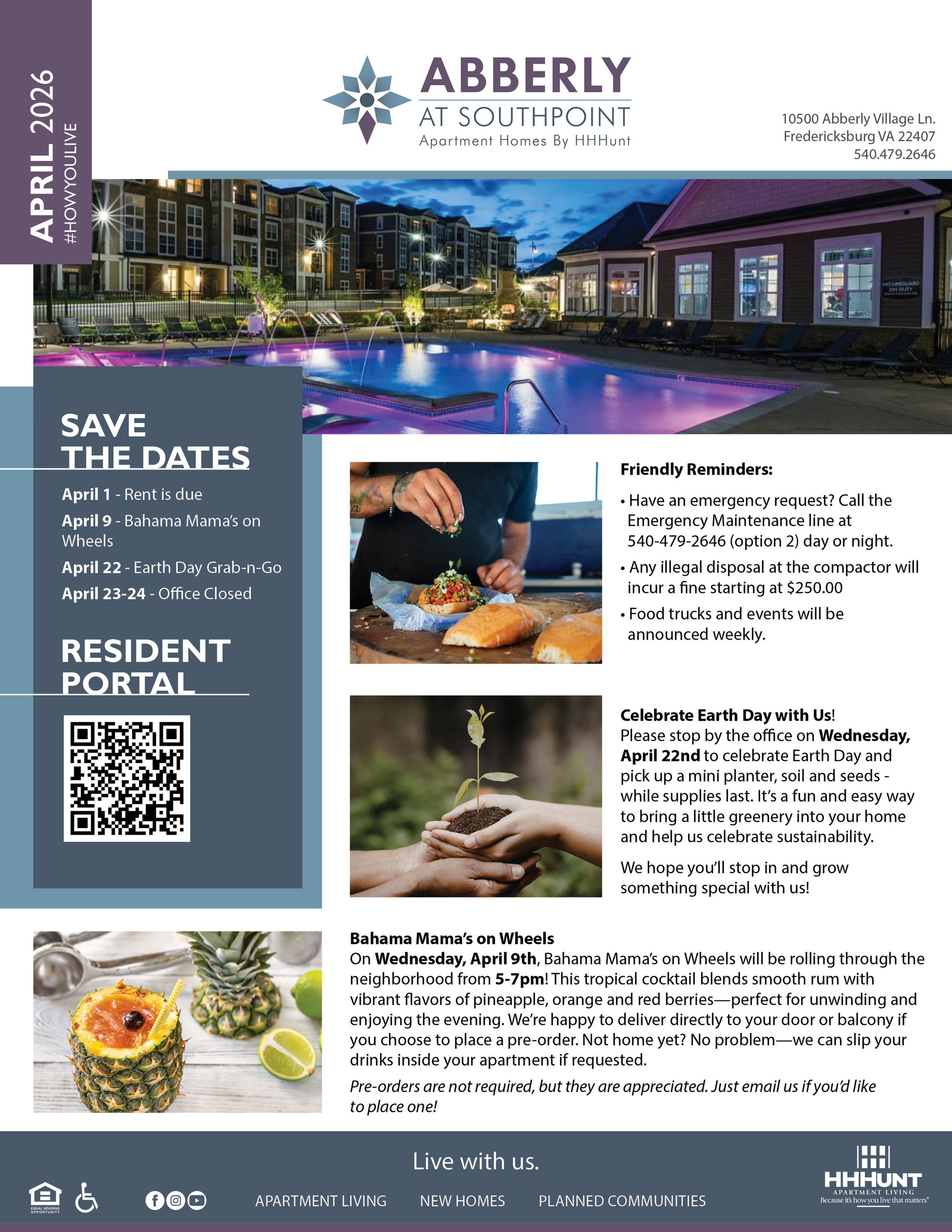 April 2026 Newsletter | Abberly at Southpoint in Fredericksburg, VA-image