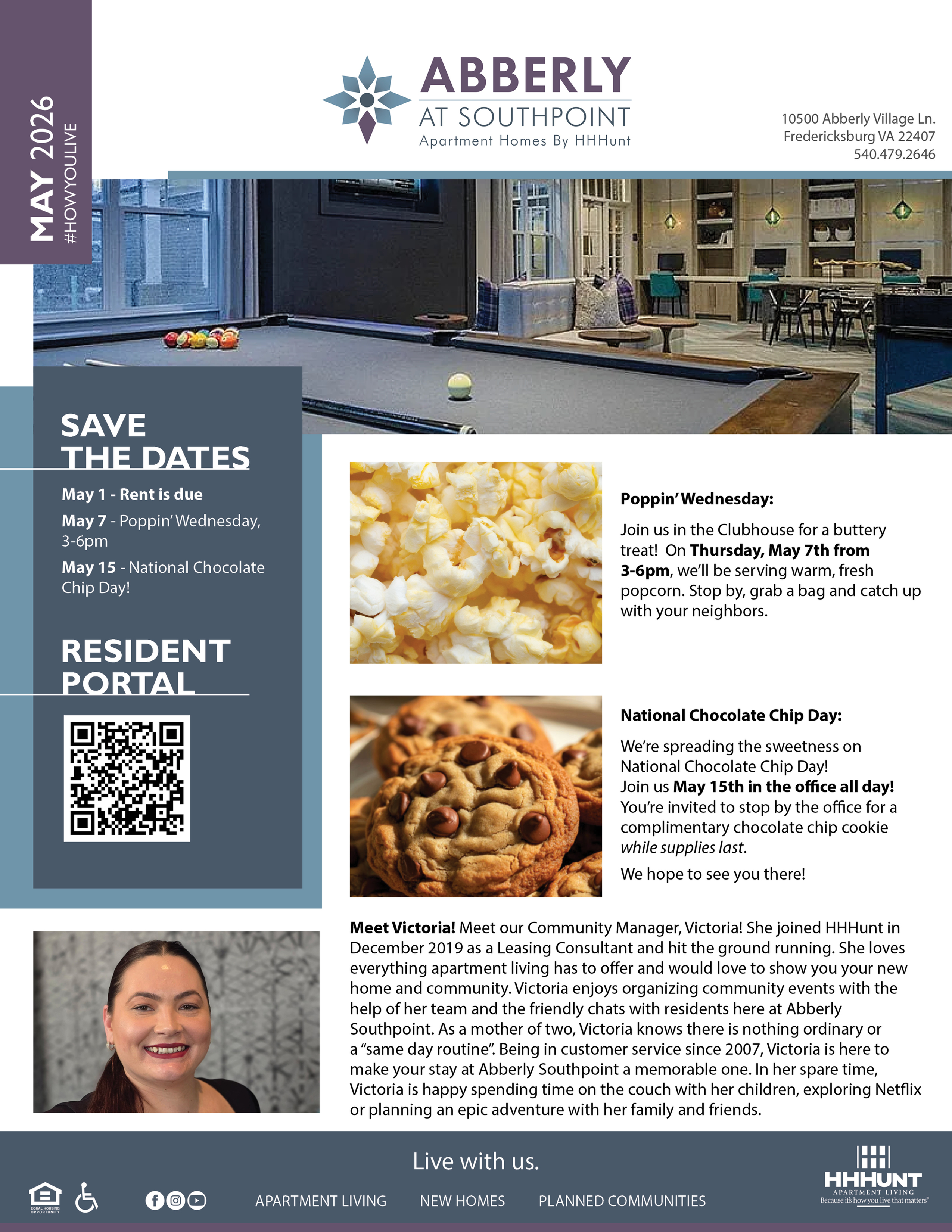 May 2026 Newsletter | Abberly at Southpoint in Fredericksburg, VA-image