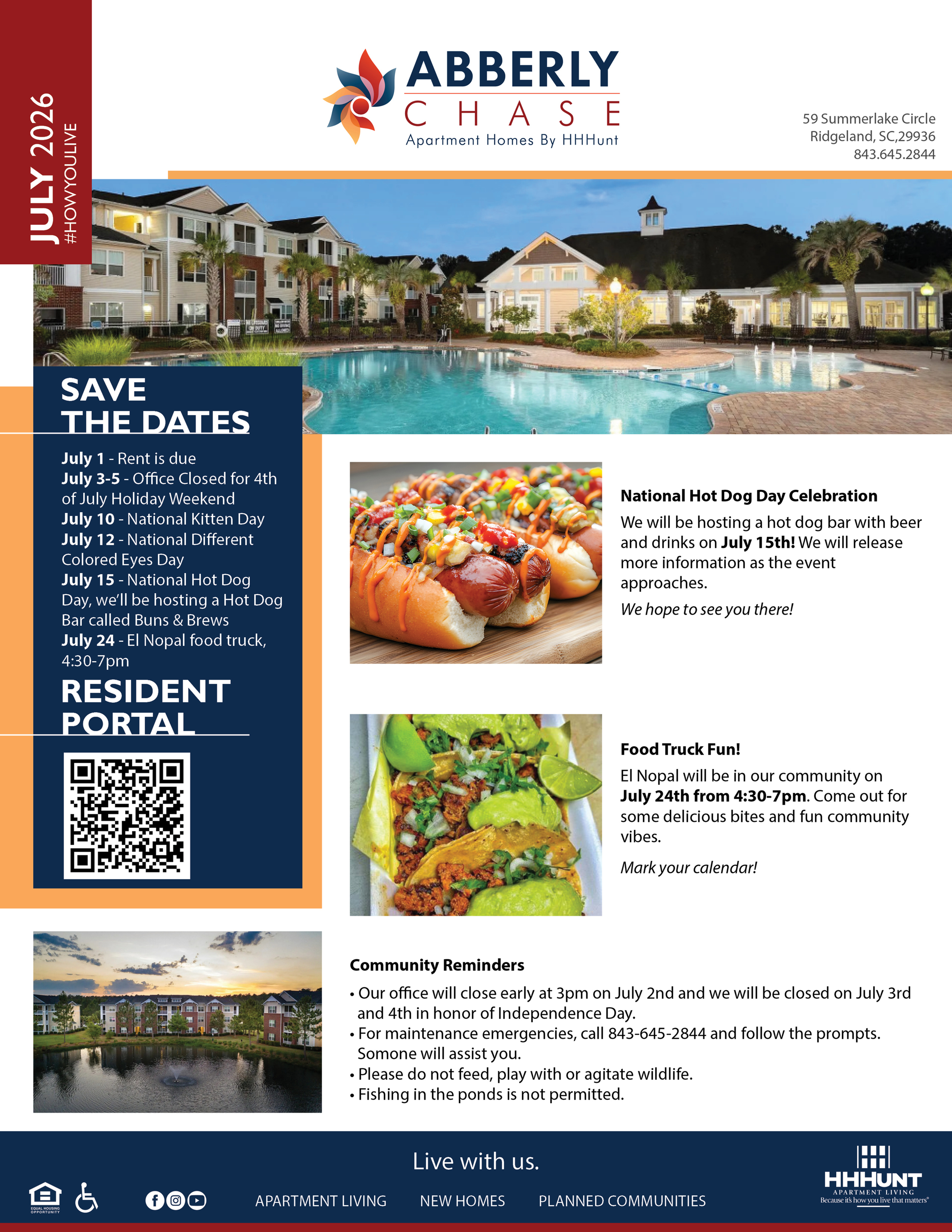 July 2026 Newsletter | Abberly Chase in Ridgeland, SC-image