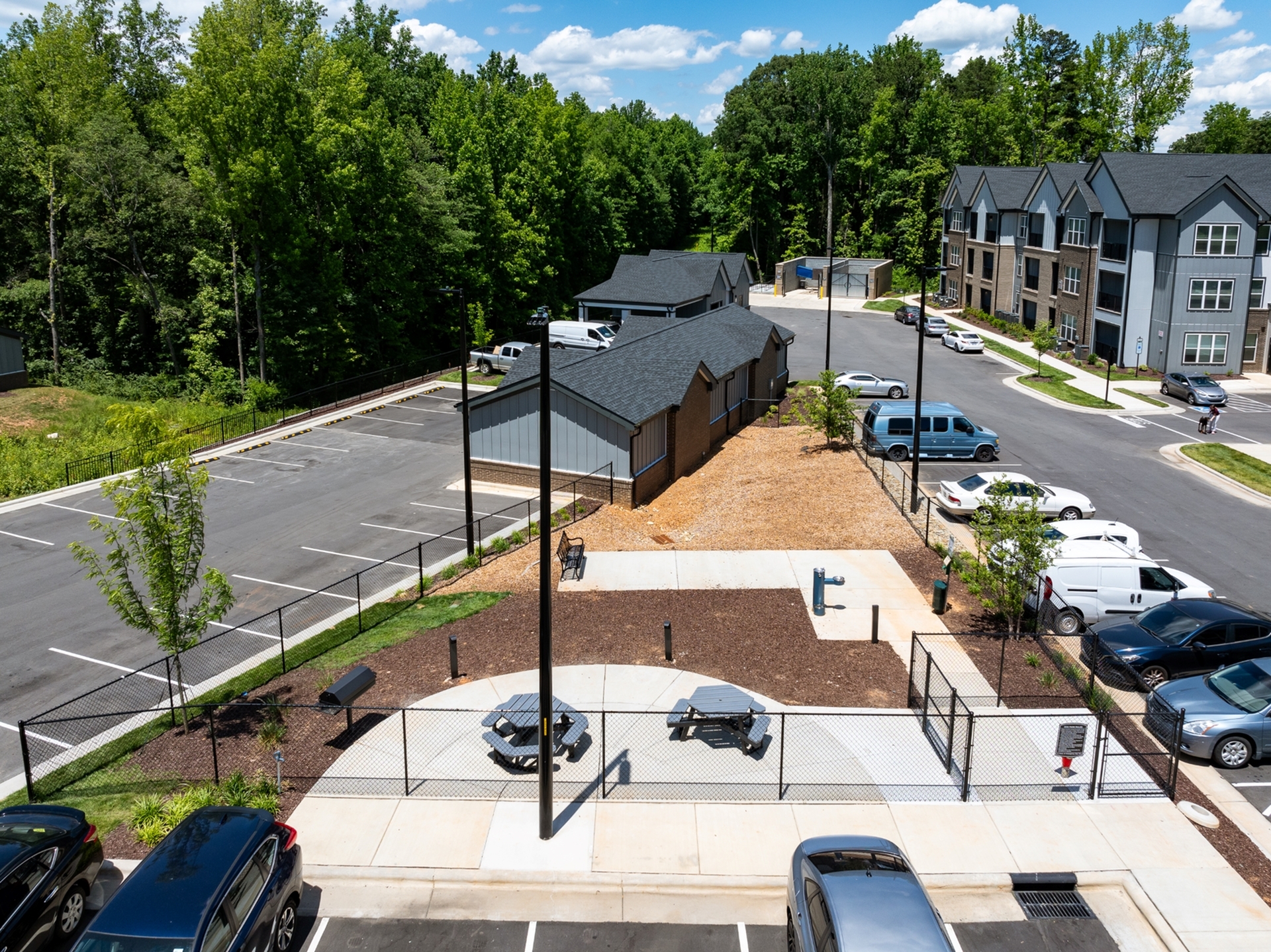 Dog Park at Abberly Liberty Crossing Apartment Homes in Charlotte, NC