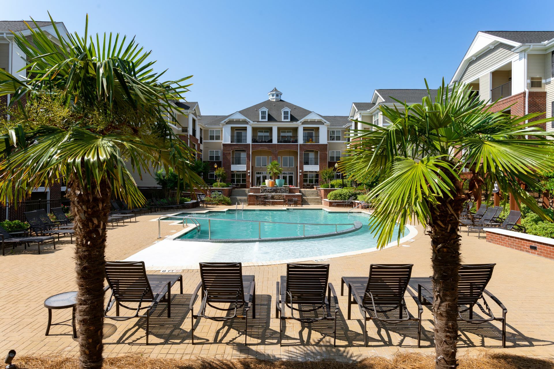 Breathtaking Pool View at Abberly Village Apartments in West Columbia, SC