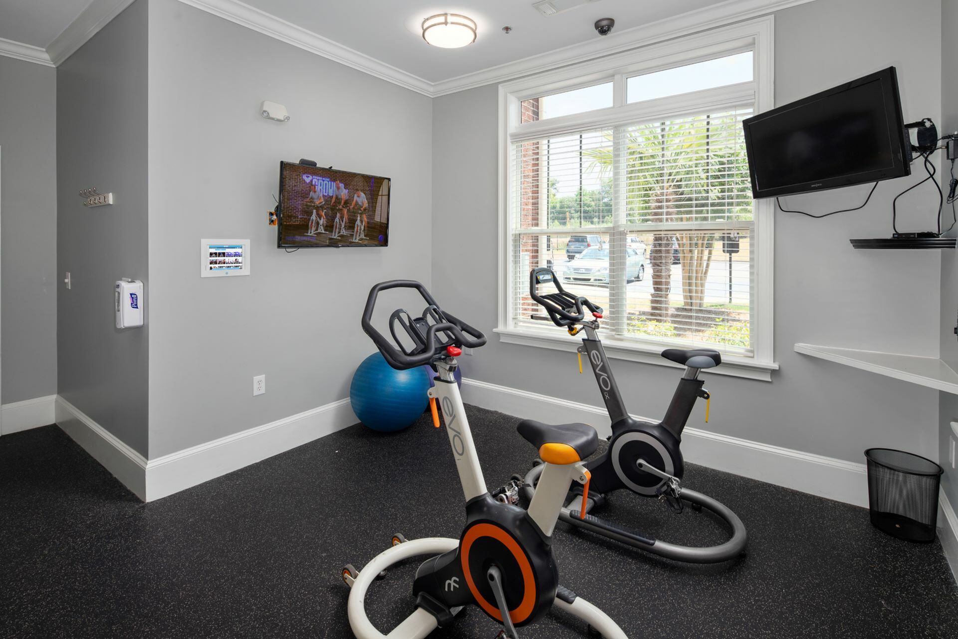 Yoga and Spin Studio at Abberly Village Apartments in West Columbia, SC