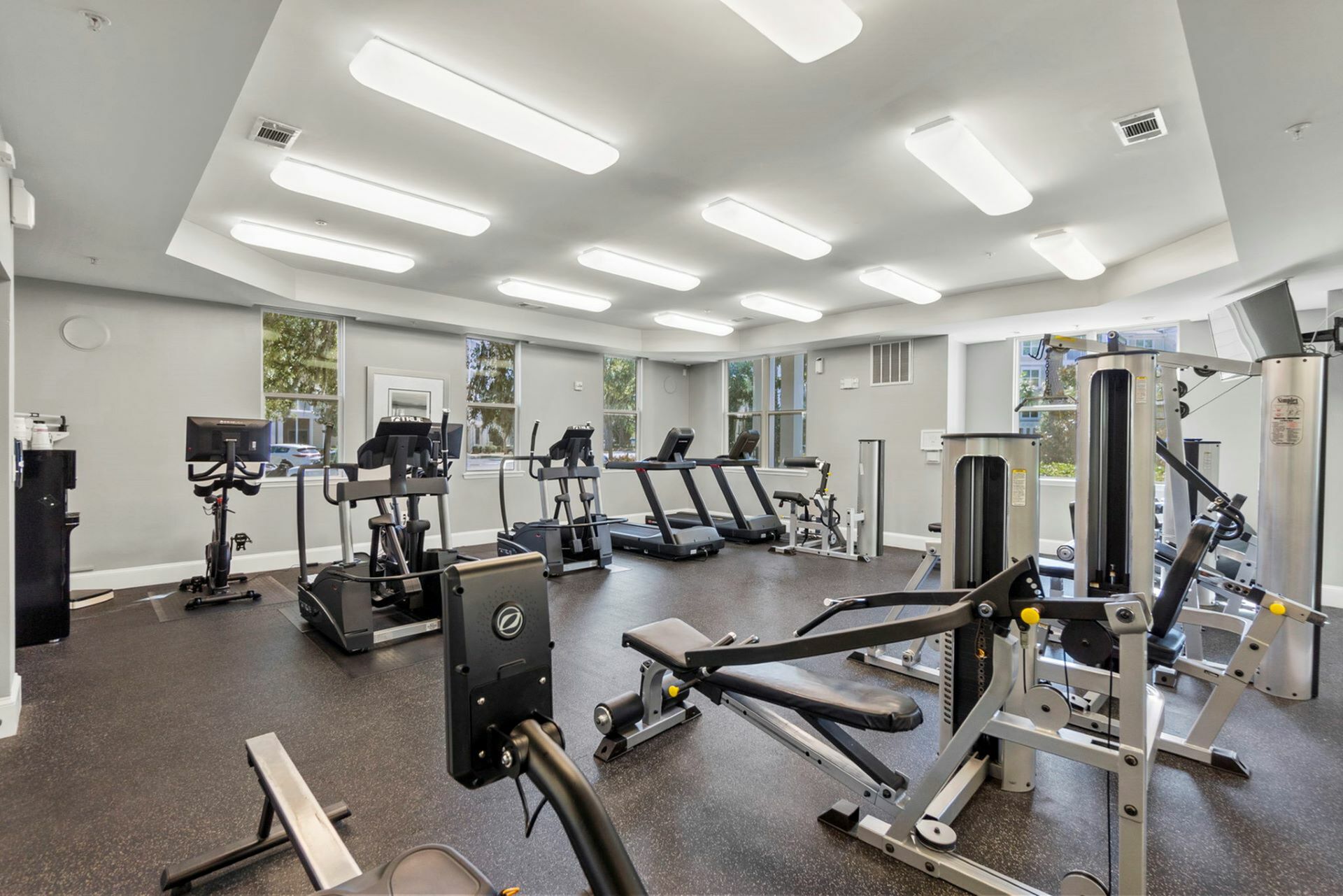 Fitness center at West Ashley Apartments in Charleston, SC