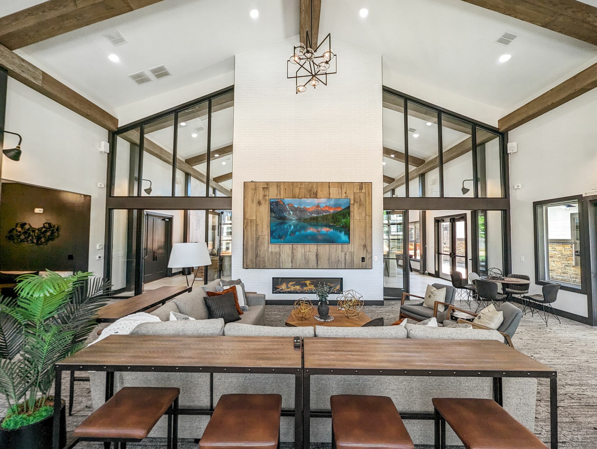 Clubhouse at Abberly Commons Apartments in Charlotte, NC
