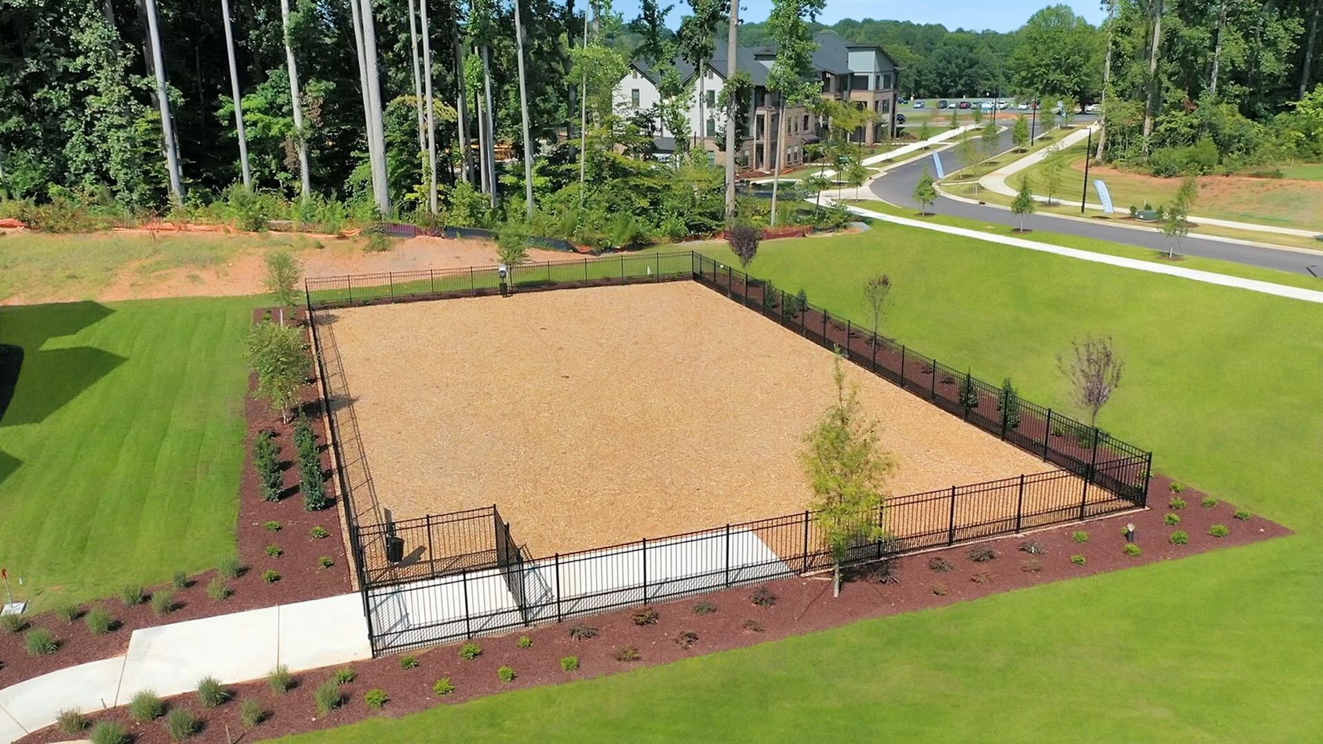 Dog Park at Abberly Commons Apartments in Charlotte, NC