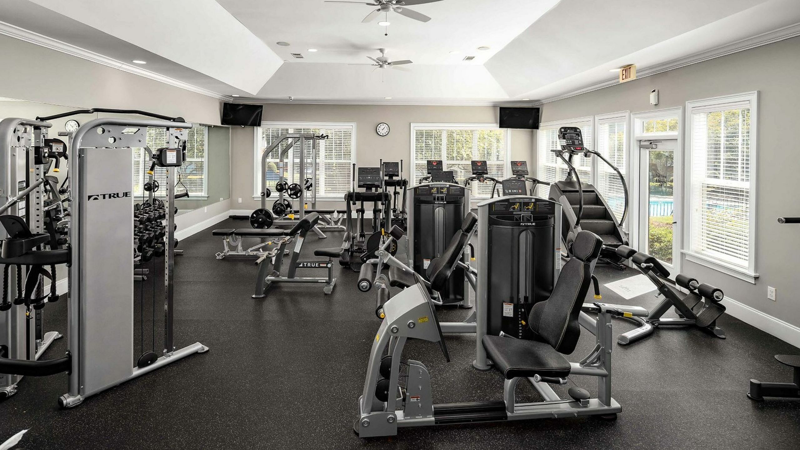 State-Of-The-Art Gym at Abberly Green Apartments in Mooresville, NC
