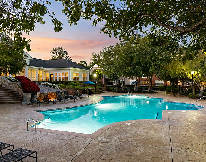 Pristine Swimming Pool at Abberly Green Apartments in Mooresville, NC