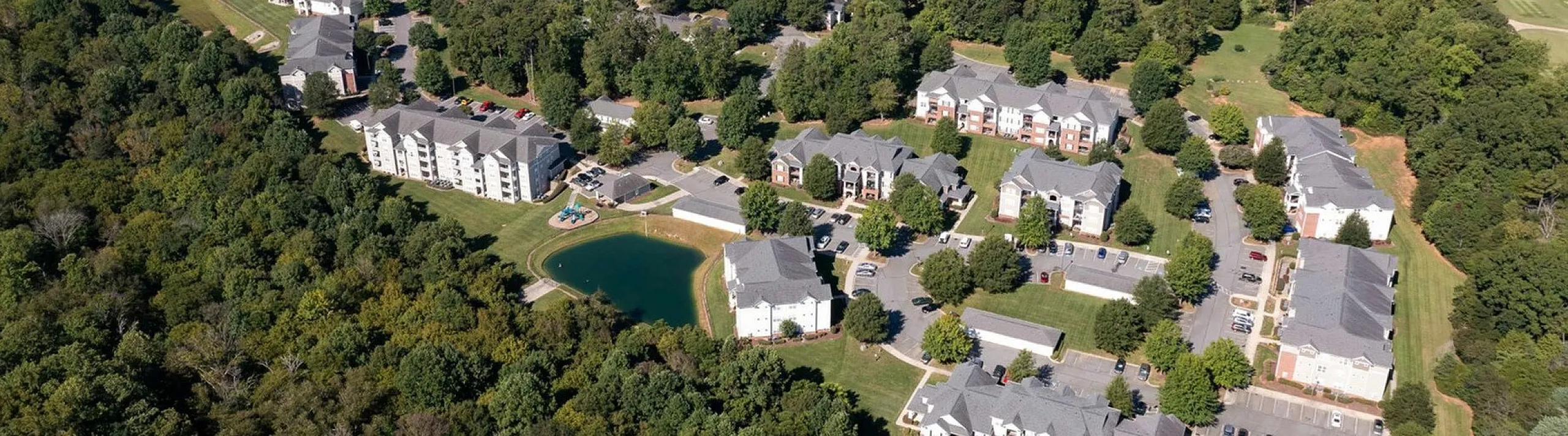 Aerial View Of Community at Abberly Green Apartments in Mooresville, NC