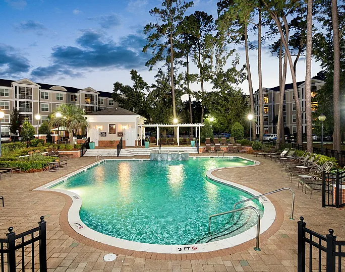 Swimming pool at West Ashley Apartments in Charleston, SC