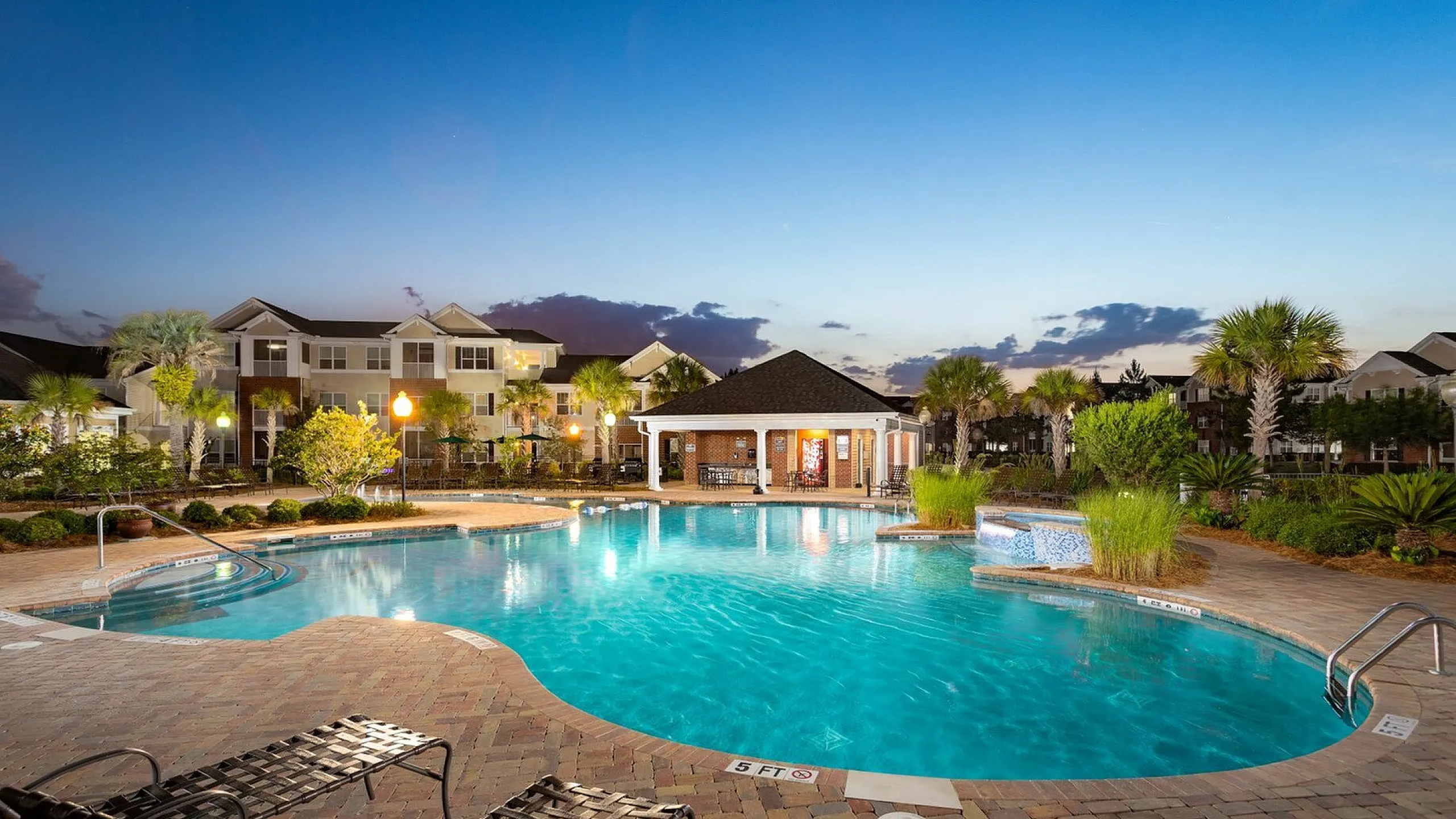 Resort Style Pool at Twighlight at Abberly Chase Apartments in Ridgeland, SC