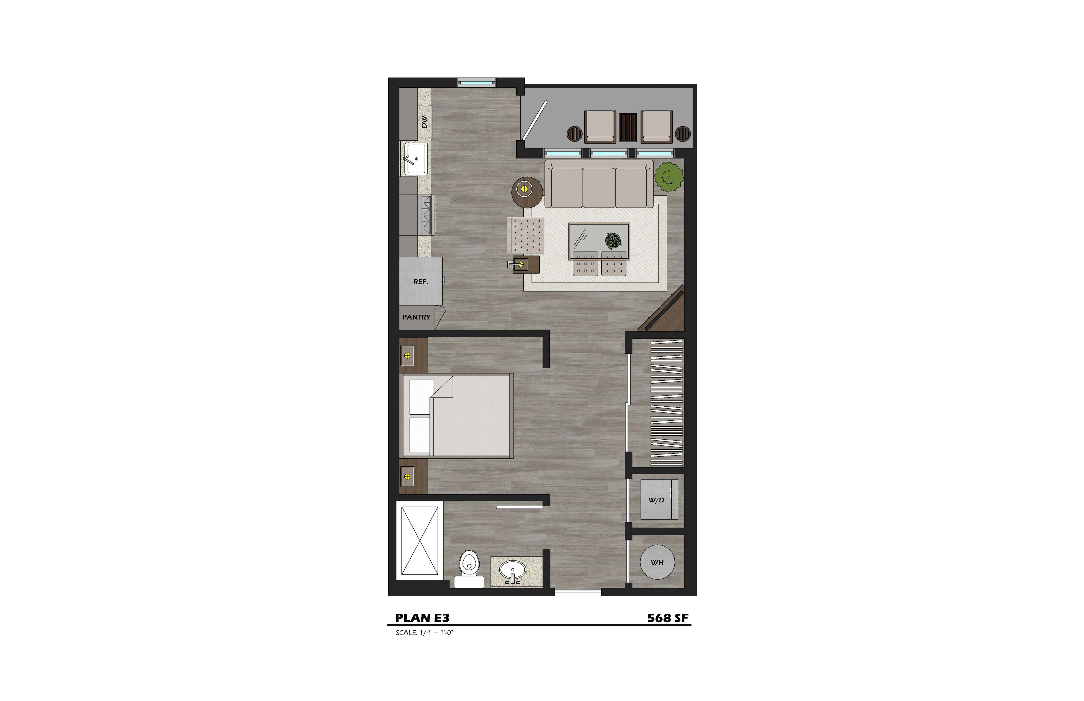 568 sq ft