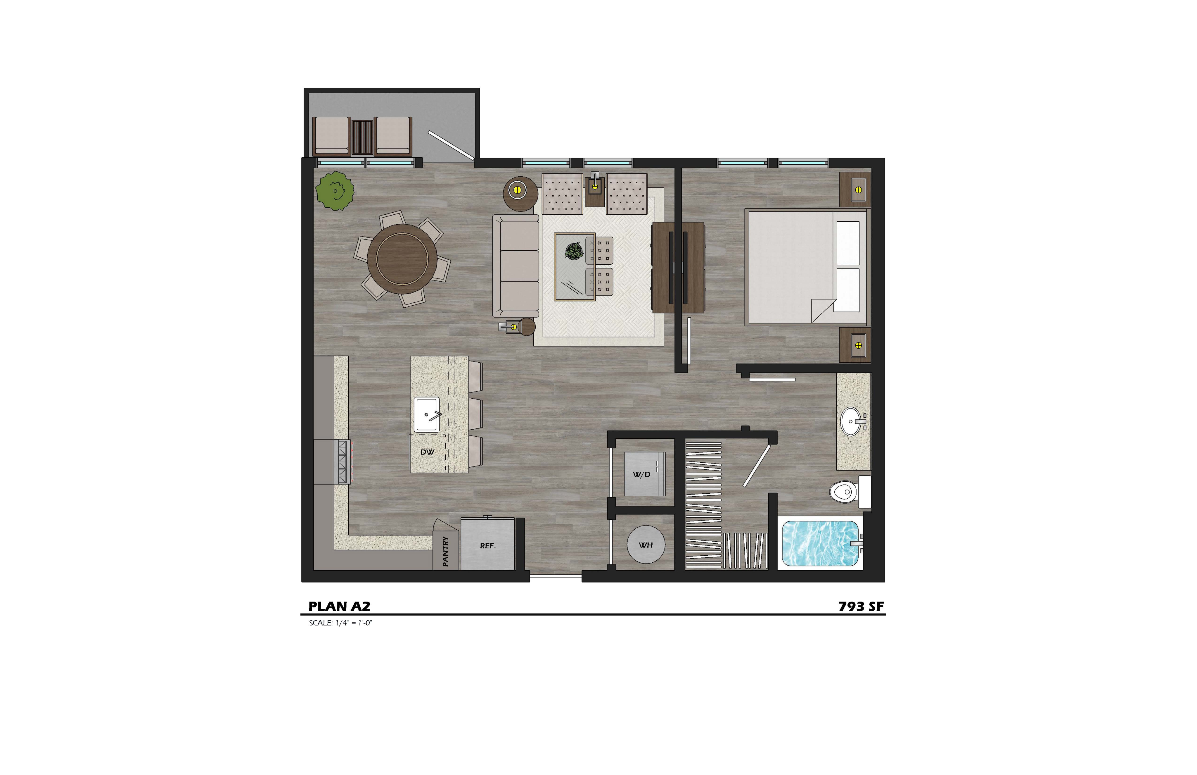 793 sq ft
