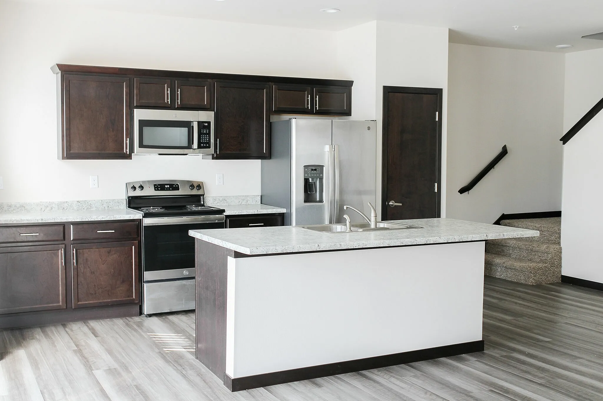 Phase 1 & 2 Kitchen Dark Cabinets
