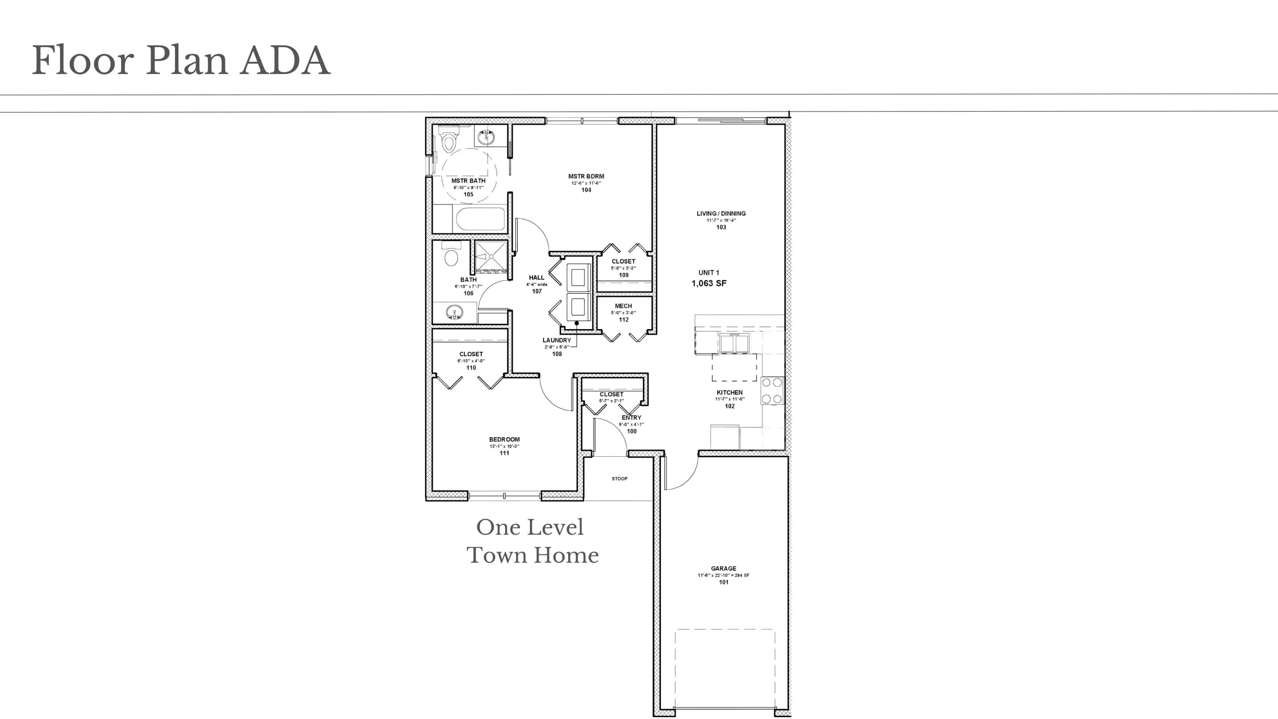 Floor Plan ADA