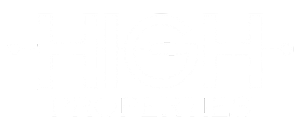 Modern logo reading 'HIGH Properties' in bold white letters on a sleek black background.