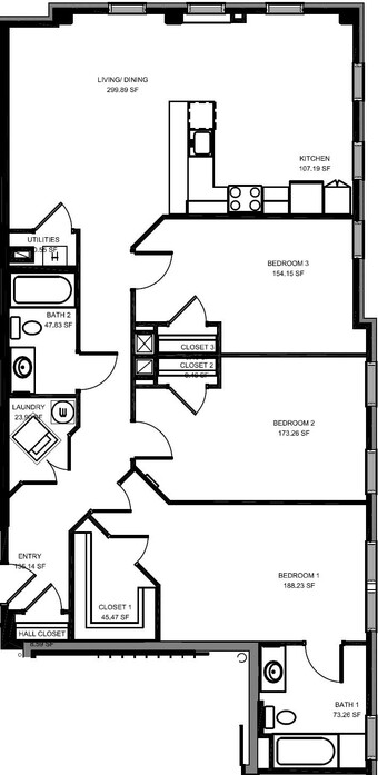The Station at Potomac - Floorplan Layout