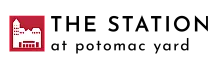 Logo for The Station at Potomac Yard with Text