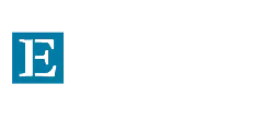 Ellsworth Apartments elegant logo with a bold E, symbolizing luxurious and sophisticated living spaces.
