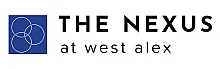 Modern logo for The Nexus at West Alex featuring interlocking circles and stylish typography.
