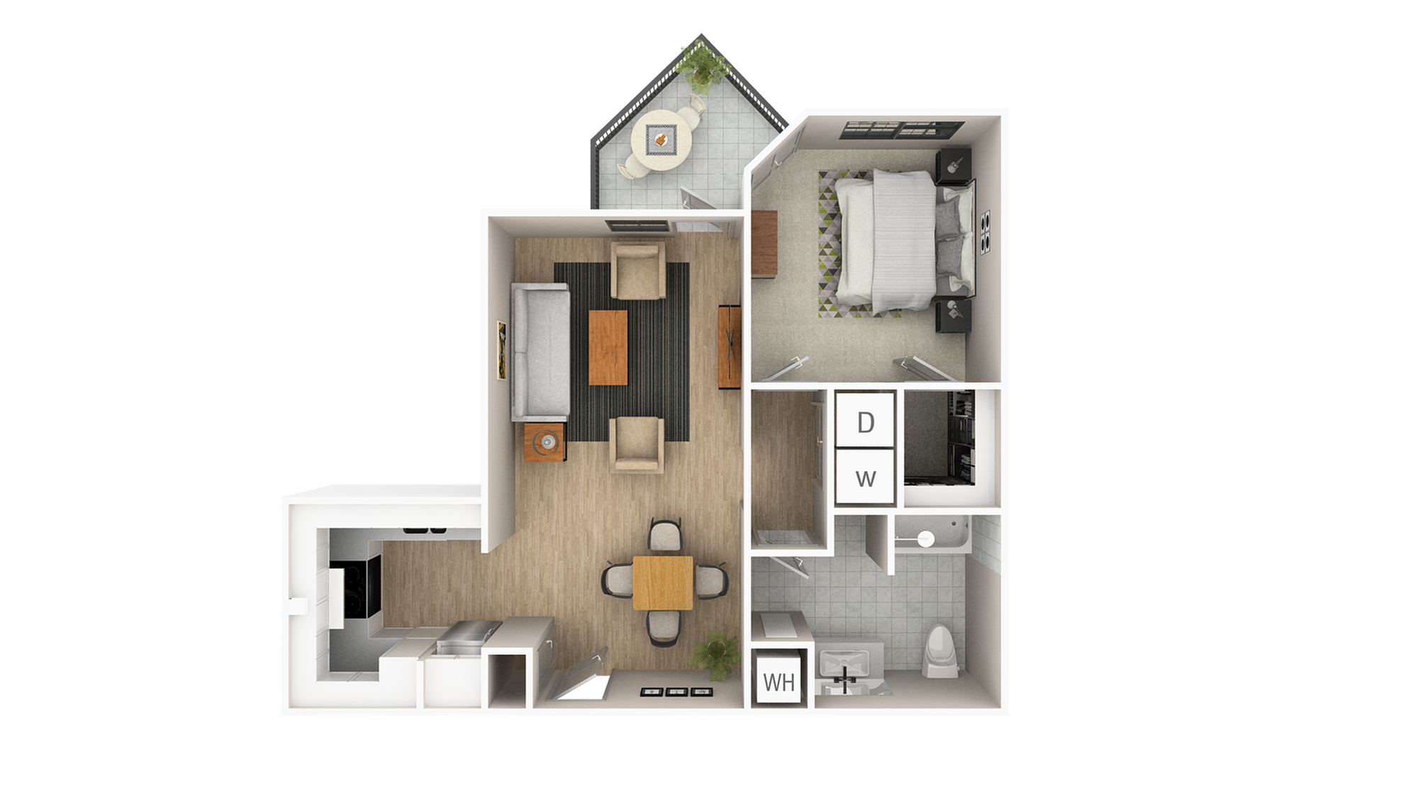 1C - 751 sqft