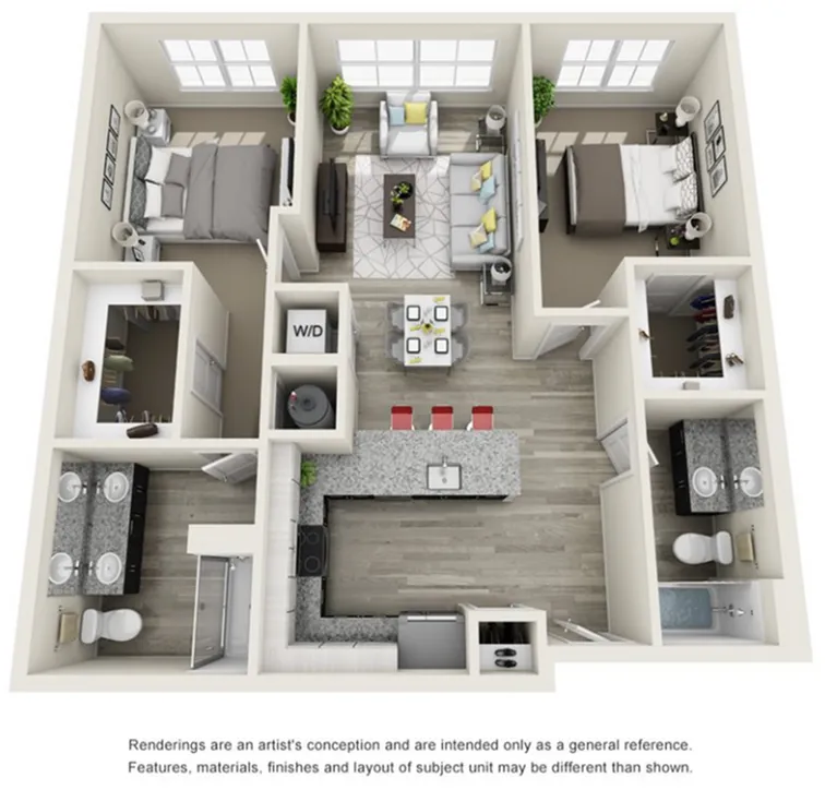 2B - 1014 sqft