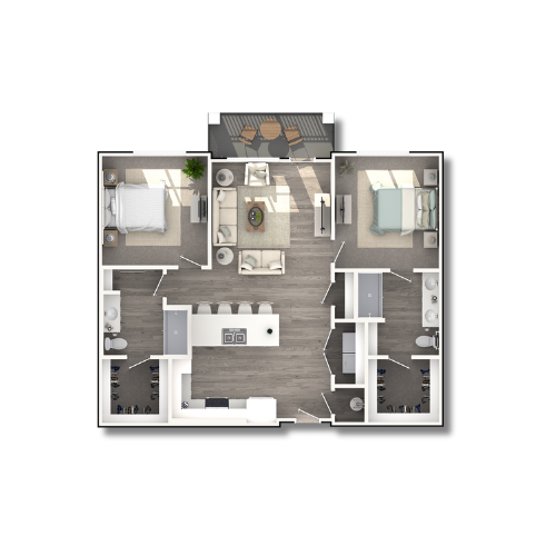 2D - 1,156 SQ.FT