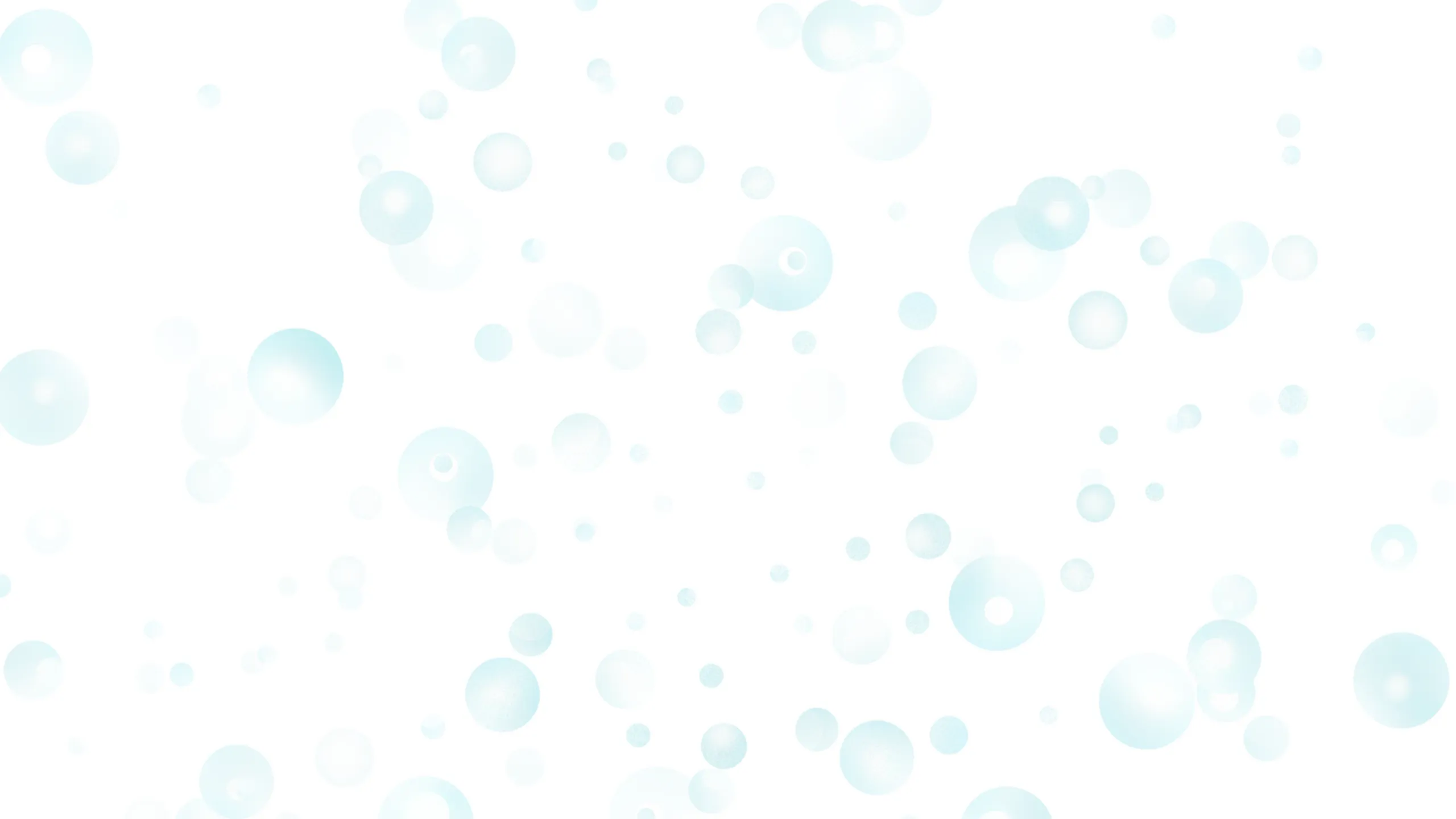 Elegant and abstract design featuring soft blue bubbles on a pristine white background, creating a serene and modern ambiance.