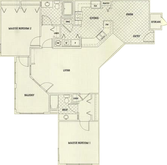 Maple 2 bed 2 bath