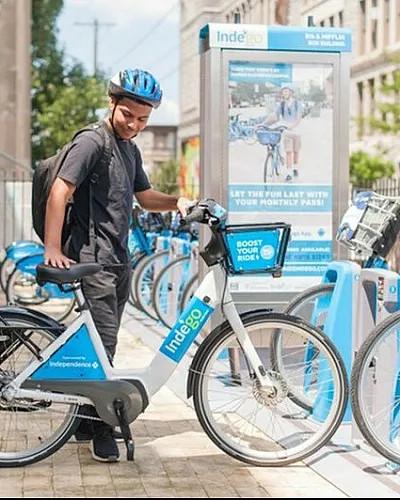 Indego stations are within a few blocks