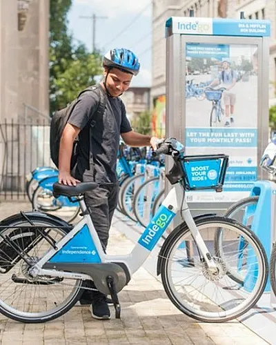 Indego stations are within a few blocks