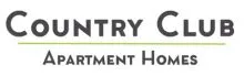 Country Club Apartment Homes logo showcasing modern typography.