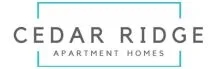 Cedar Ridge Apartment Homes logo with a minimalist design