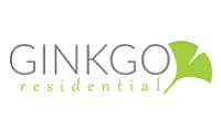 Ginkgo Residential logo featuring elegant typography and a stylized green leaf.