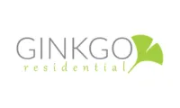 GINKGO Residential logo featuring a green ginkgo leaf symbol, representing eco-friendly and modern living solutions.