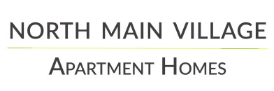 North Main Village Apartment Homes logo with a sleek and modern design.