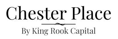 Elegant logo for Chester Place by King Rook Capital, showcasing sophisticated typography and design.