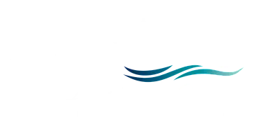 Elegant logo of Longacre Apartment Resort with flowing wave design.