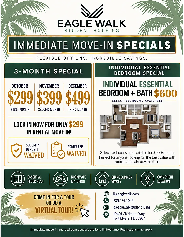 Eagle Walk Off-Campus Student Housing