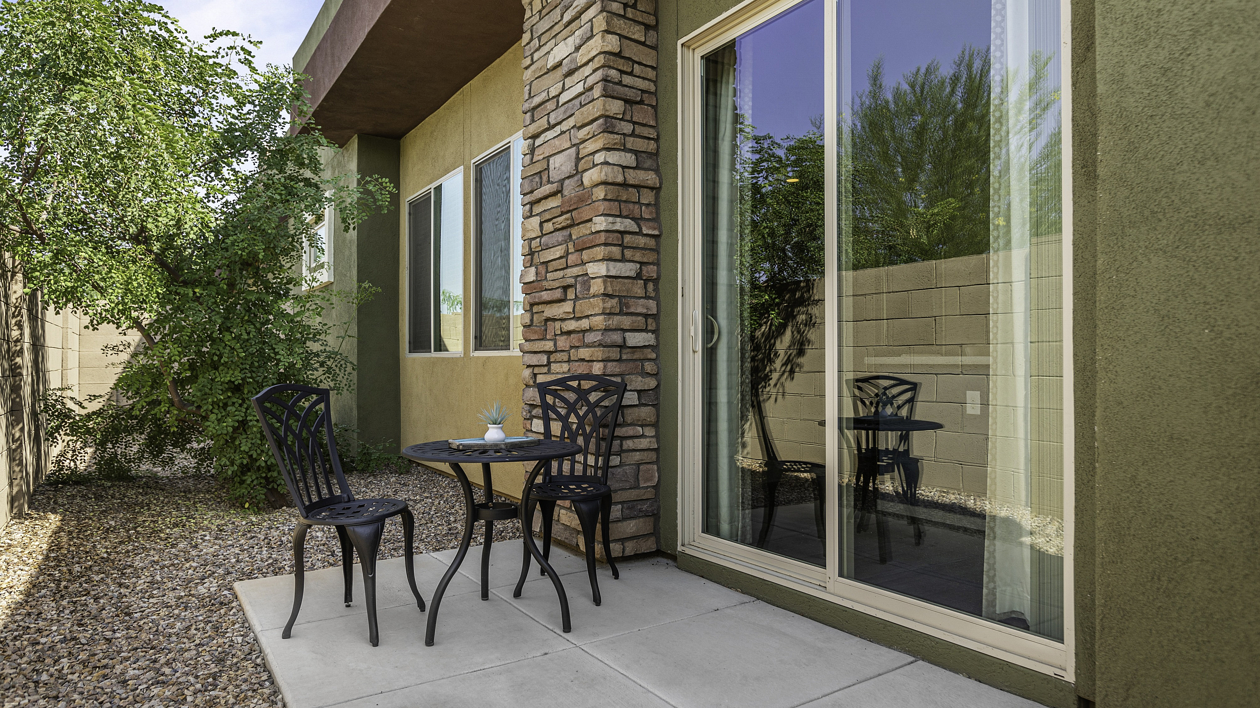 Relazing Private Patio