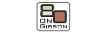 Modern logo design with stylized geometric shapes and elegant typography for 80 On Gibson.