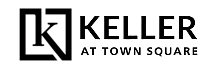 Modern Keller at Town Square logo with stylish design elements, highlighting contemporary living.