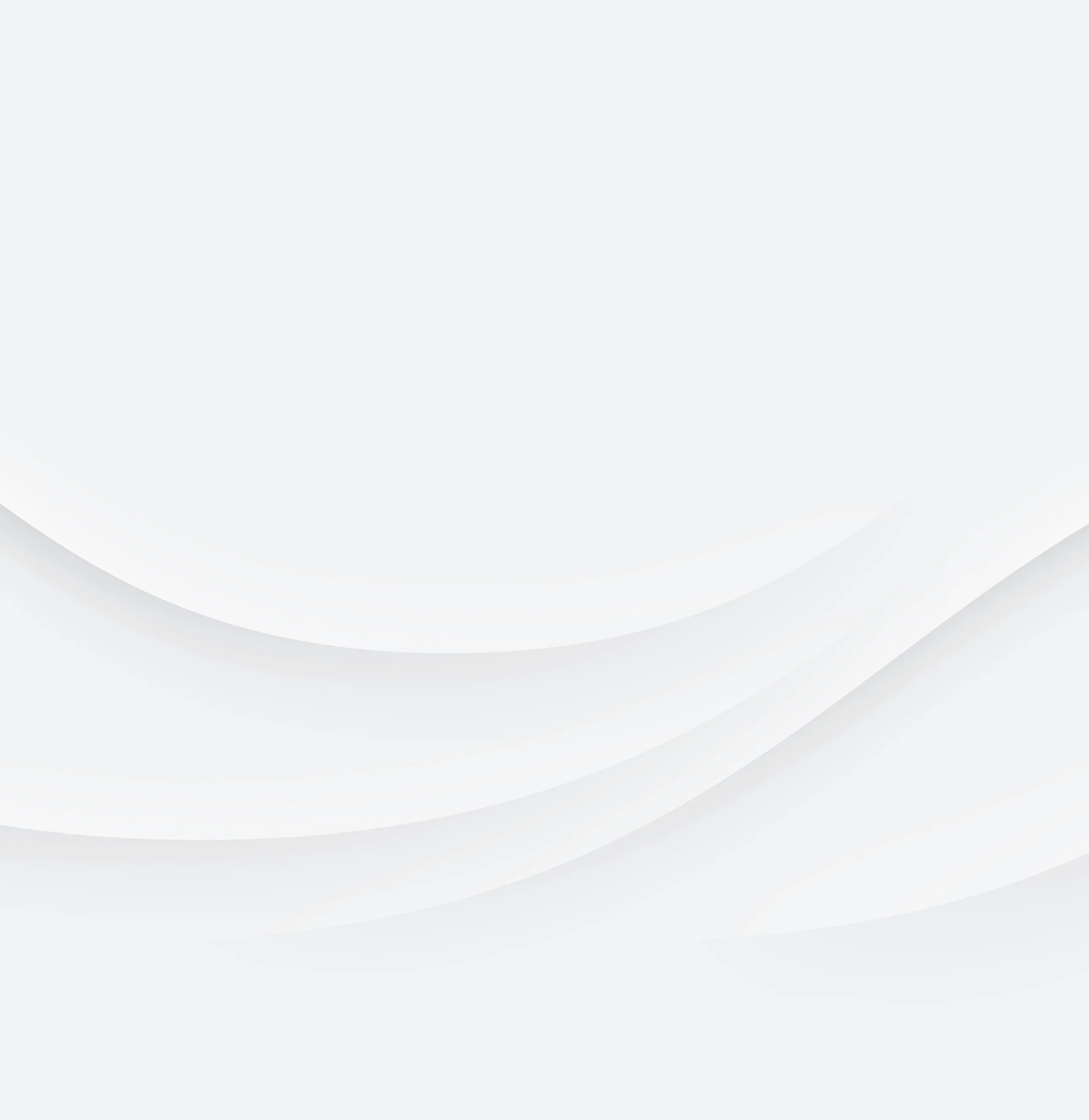 Abstract white background with smooth wavy patterns creating a serene and minimalist design.