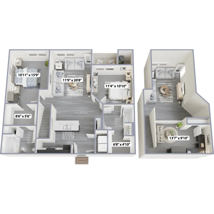 Two Bed Loft