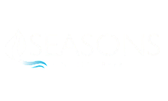 Seasons On City Creek logo featuring a stylized leaf and wave design.